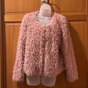 Candie's Pink Faux Fur Jacket,  NWOT
